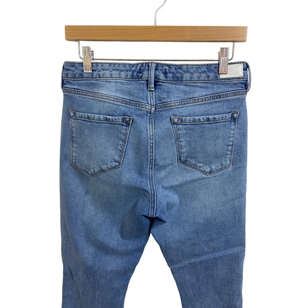 Dear John Jeans Women's Mid Rise Distressed Light Wash Denim Frayed Hem Size 29 - Picture 8 of 9